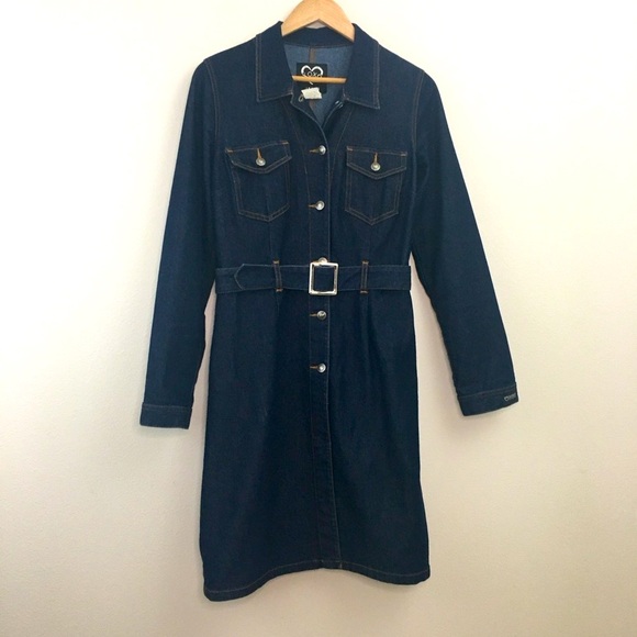 XOXO Jeans | Denim Button down & Belted Dress - Picture 4 of 10